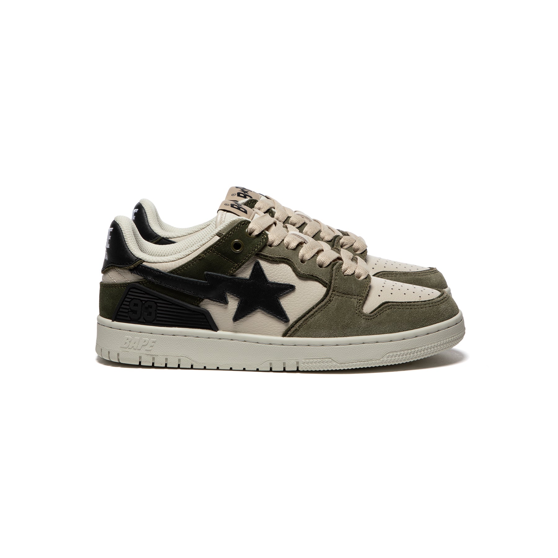 A Bathing Ape Womens SK8 STA #4 (Olive) – Concepts