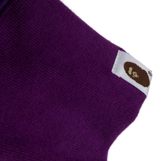 A Bathing Ape Color Camo Crystal Stone Relaxed Fit Crewneck (Purple)
