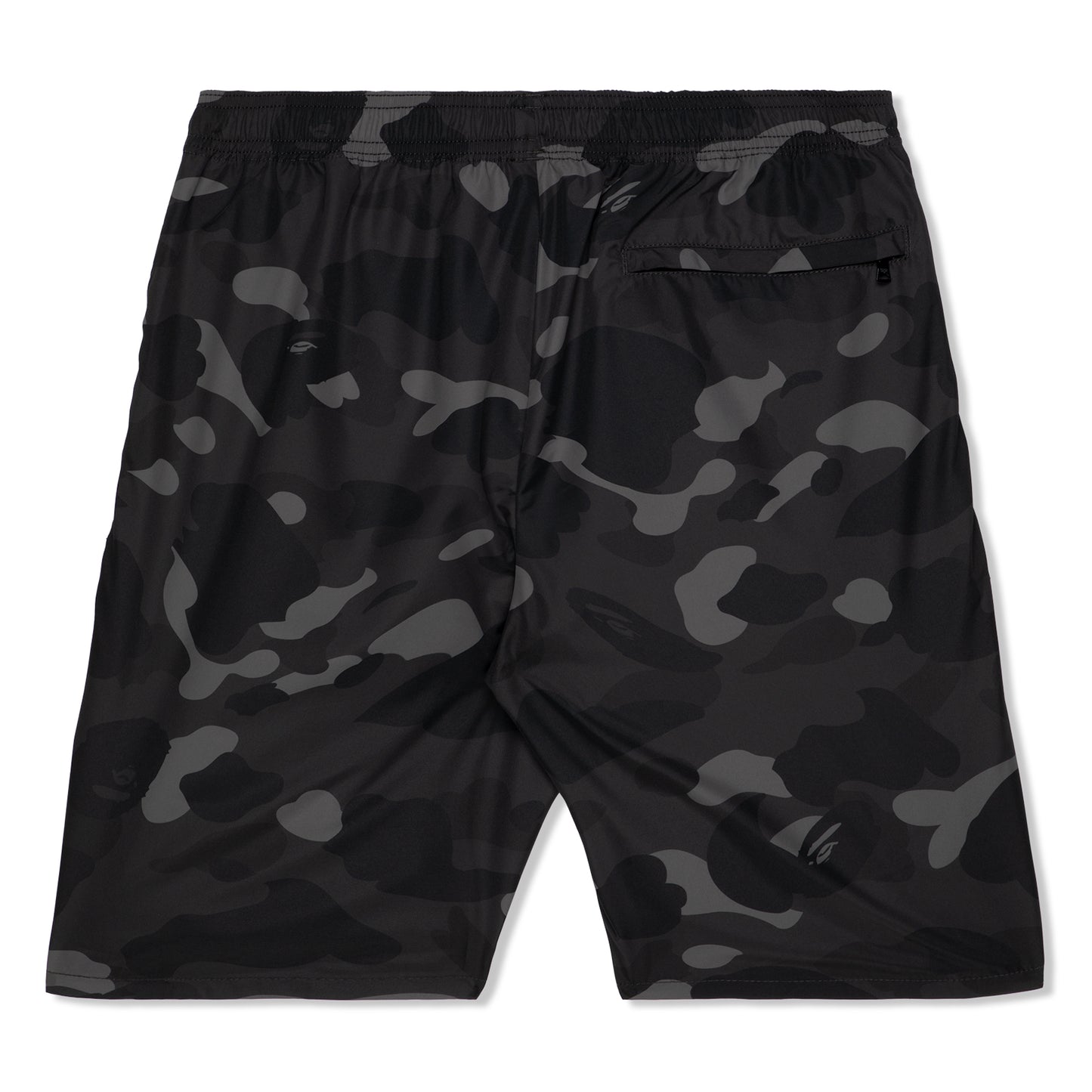 A Bathing Ape Color Camo Shark Beach Shorts (Black)