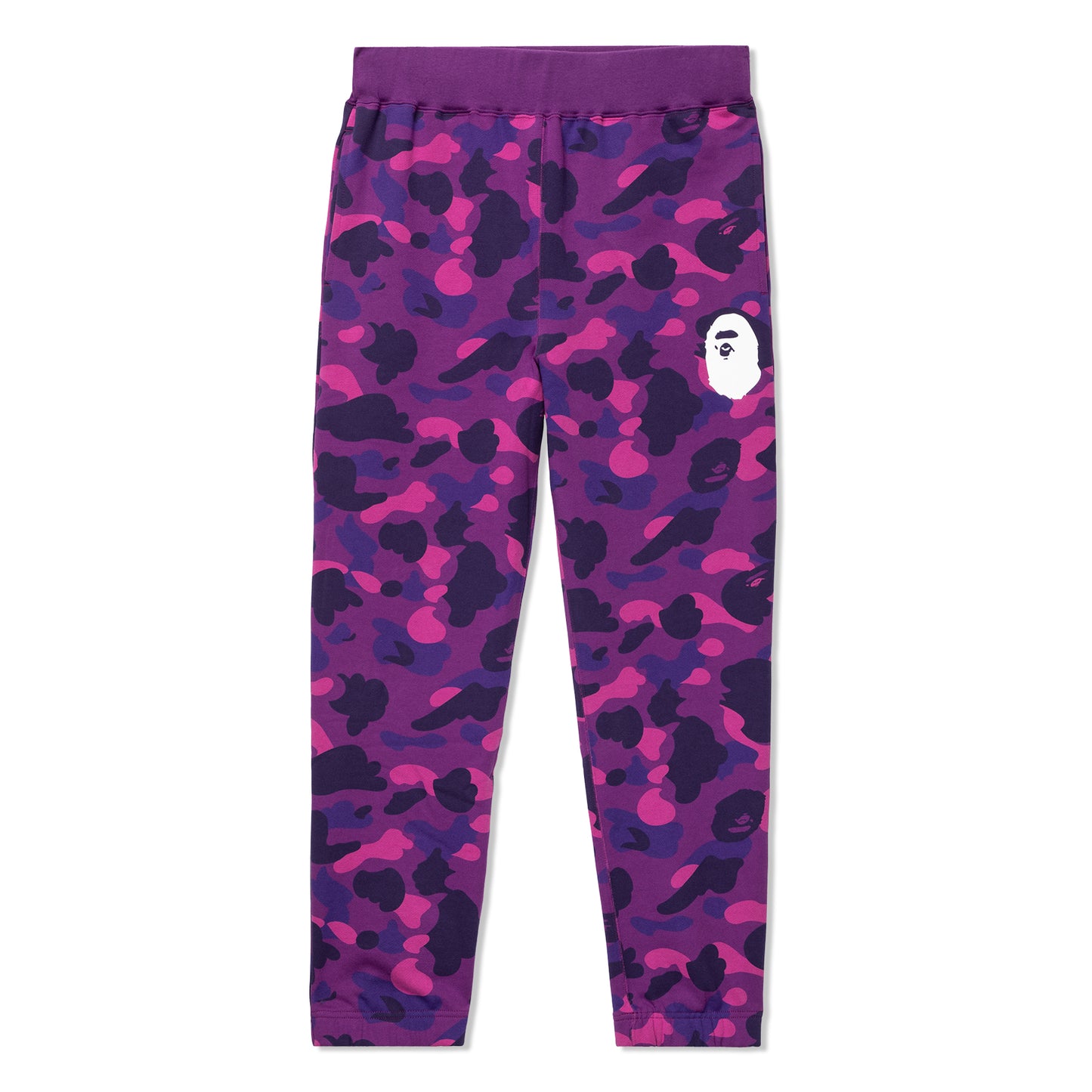 A Bathing Ape Color Camo Sweat Pants (Purple)