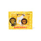A Bathing Ape Kids ABC Milo Ape Head Gift Set (Yellow)