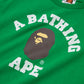 A Bathing Ape Kids Mirror College Tee (Green)