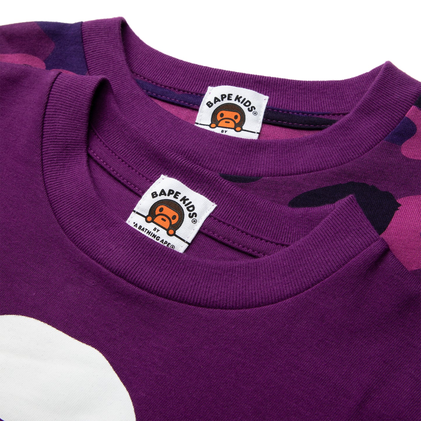A Bathing Ape Kids Color Camo Gift Set (Purple)