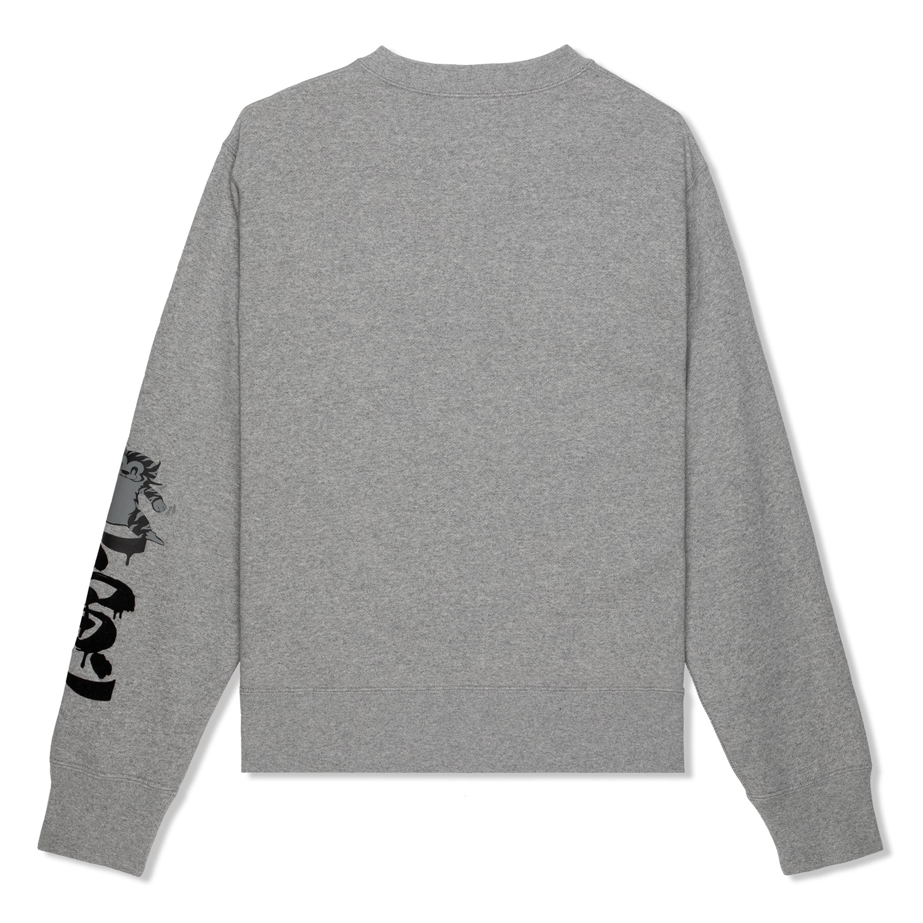 A Bathing Ape Tiger Camo College Relaxed Fit Crewneck (Gray)