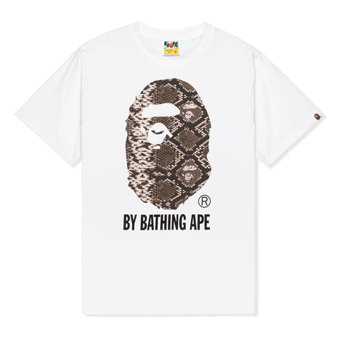 A Bathing Ape Womens Bape Snake by Bathing Ape Tee (White)