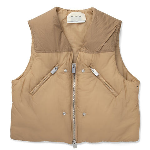 1017 ALYX 9SM Garment Dye Puffer Vest (Beige)