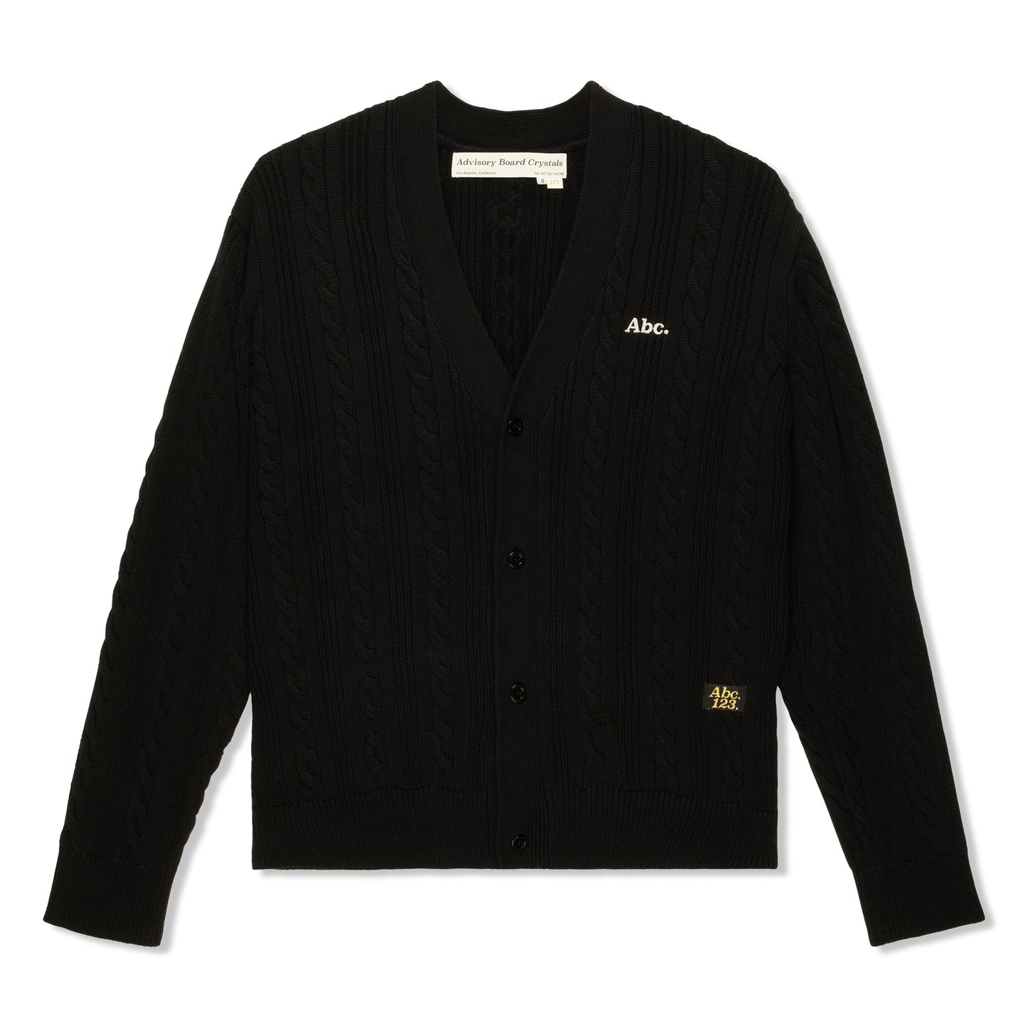 Advisory Board Crystals Abc. 123. Cableknit Cardigan (Anthracite Black)