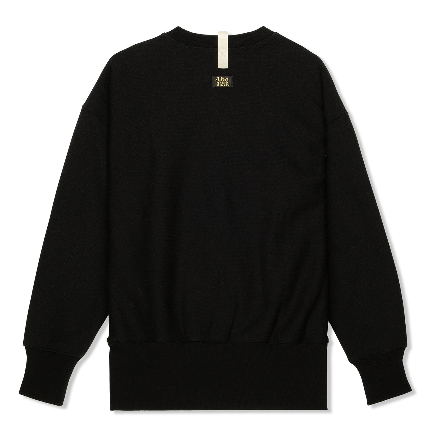 Advisory Board Crystals Abc. 123. Fleece Crewneck with Waffle Thermal (Anthracite Black)