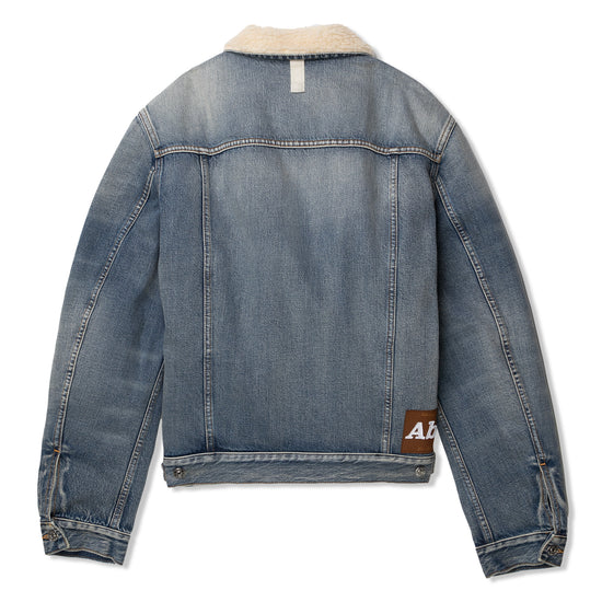 Advisory Board Crystals Abcd. Shearling Lined Jean Jacket (super faded blue)
