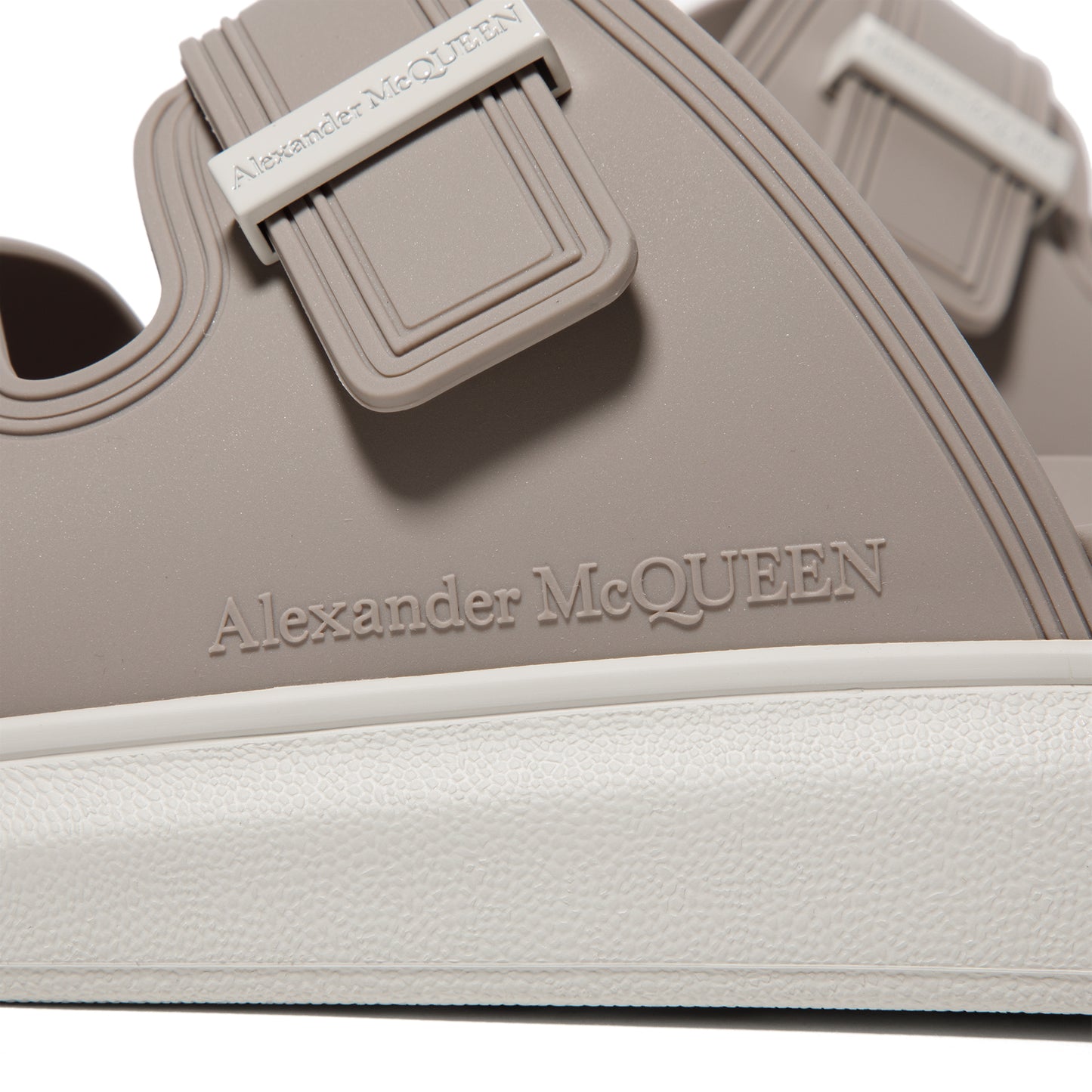 Alexander McQueen Oversized Hybrid Sandal (Stone/Vanilla)