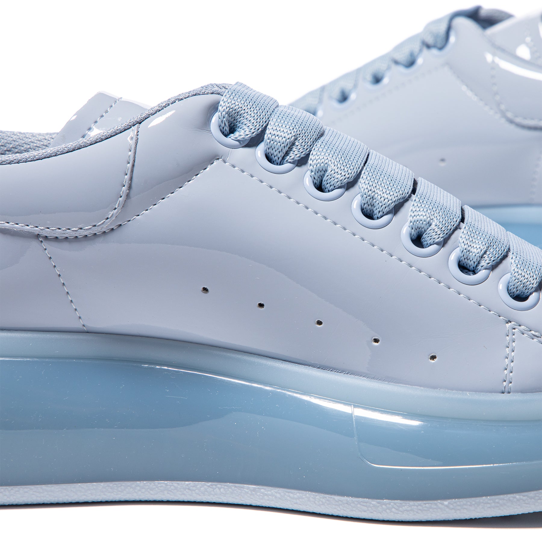 Alexander McQueen Sneaker Fabric Upper and Rub (Spring Blue) Concepts