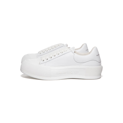 Alexander McQueen Sneaker Leather S. Gomm (Optic White)
