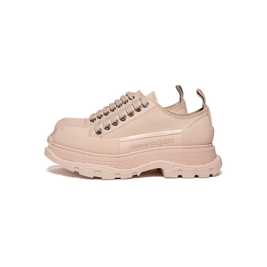 Alexander McQueen Womens Tread Slick Sneakers (Pink)