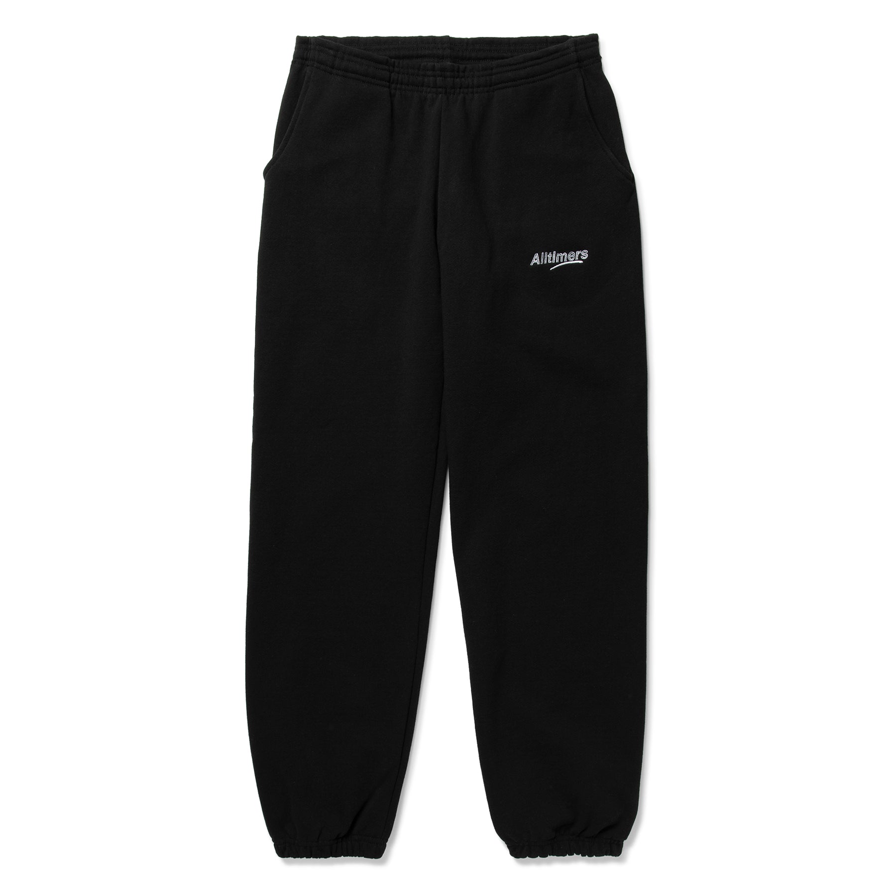 Alltimers Embroidered Estate Heavyweight Camber Sweatpants (Black) – CNCPTS