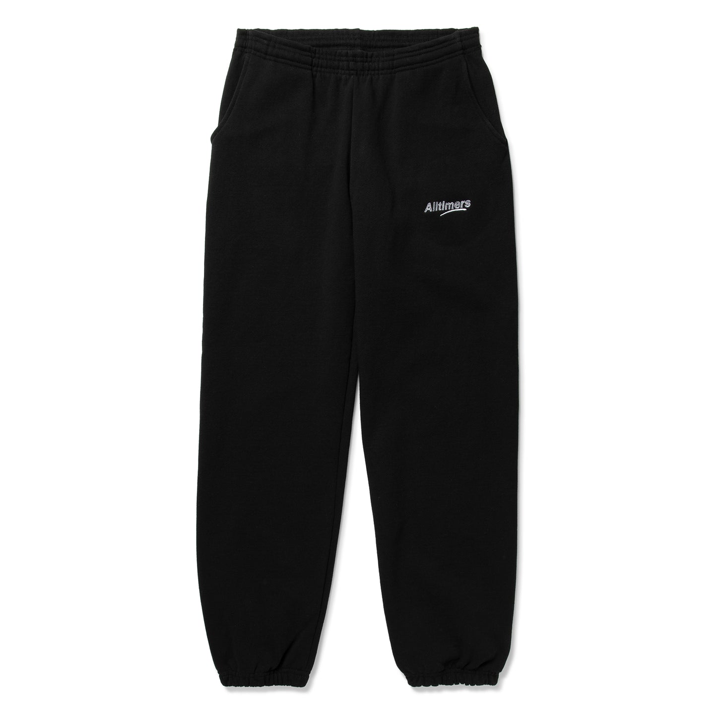 Alltimers Embroidered Estate Heavyweight Camber Sweatpants (Black)