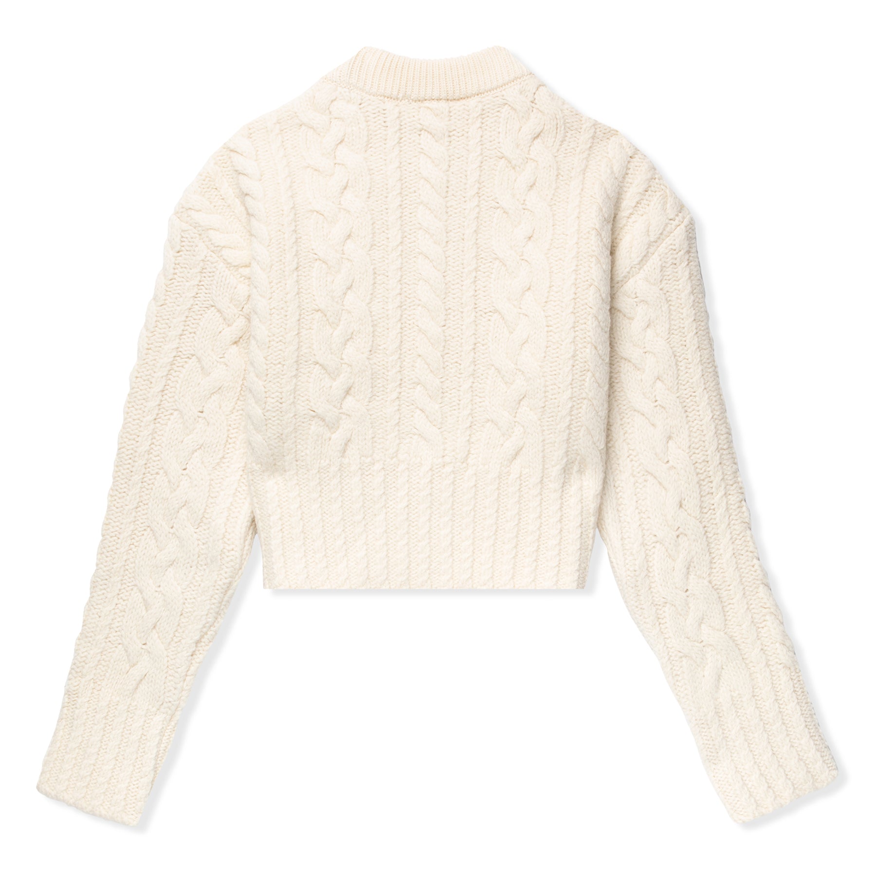 Ami Womens Cable Knitted Sweater (Off White) – Concepts