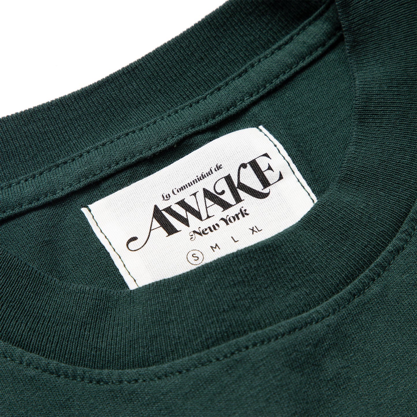 AWAKE College Logo Tee (Dark Green)