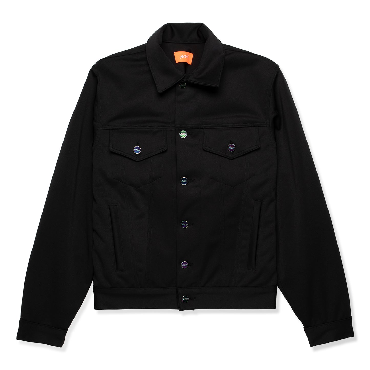 Bossi Neoprene Trucker Jacket (Black)