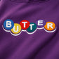 Butter Goods Lottery Embroidered Pullover Hood (Eggplant)