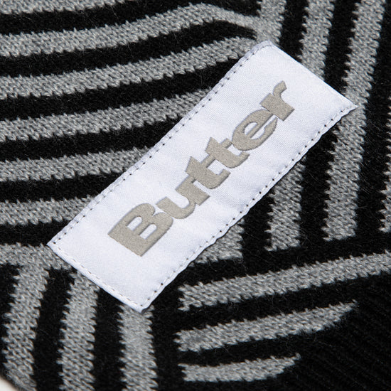 Butter Goods Parquet Knit Vest (Black/Grey)