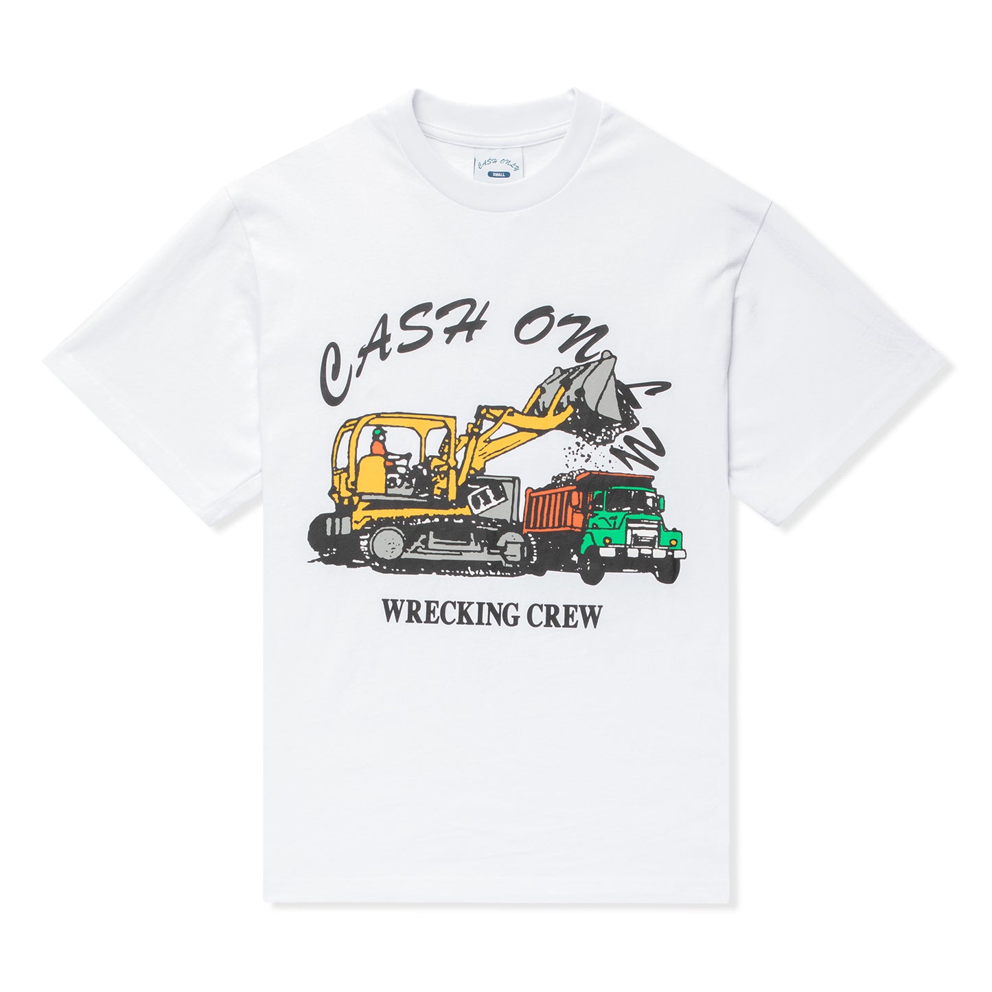 CASH ONLY Wrecking Tee (White)