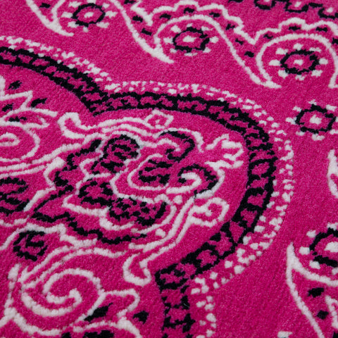 Concepts x Norseen Seabrook Paisley 4x4 Bandana Rug (Velvet Pink)