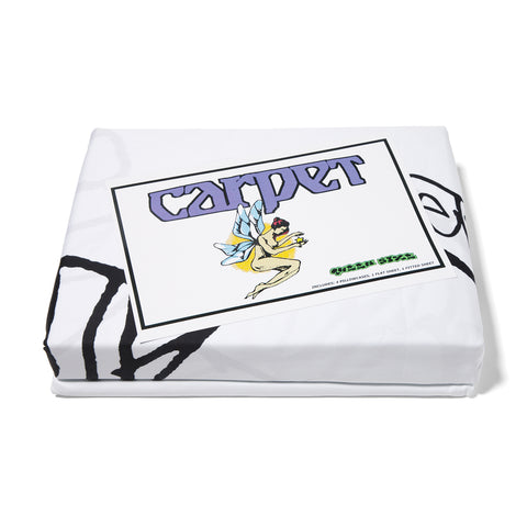 Carpet Company Shooter Bed Sheet (White)