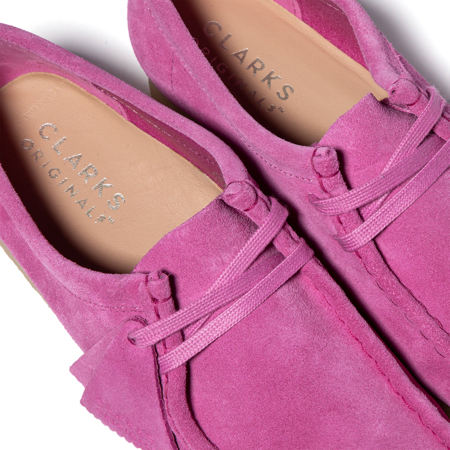 Clarks Wallabee (Pink Suede)