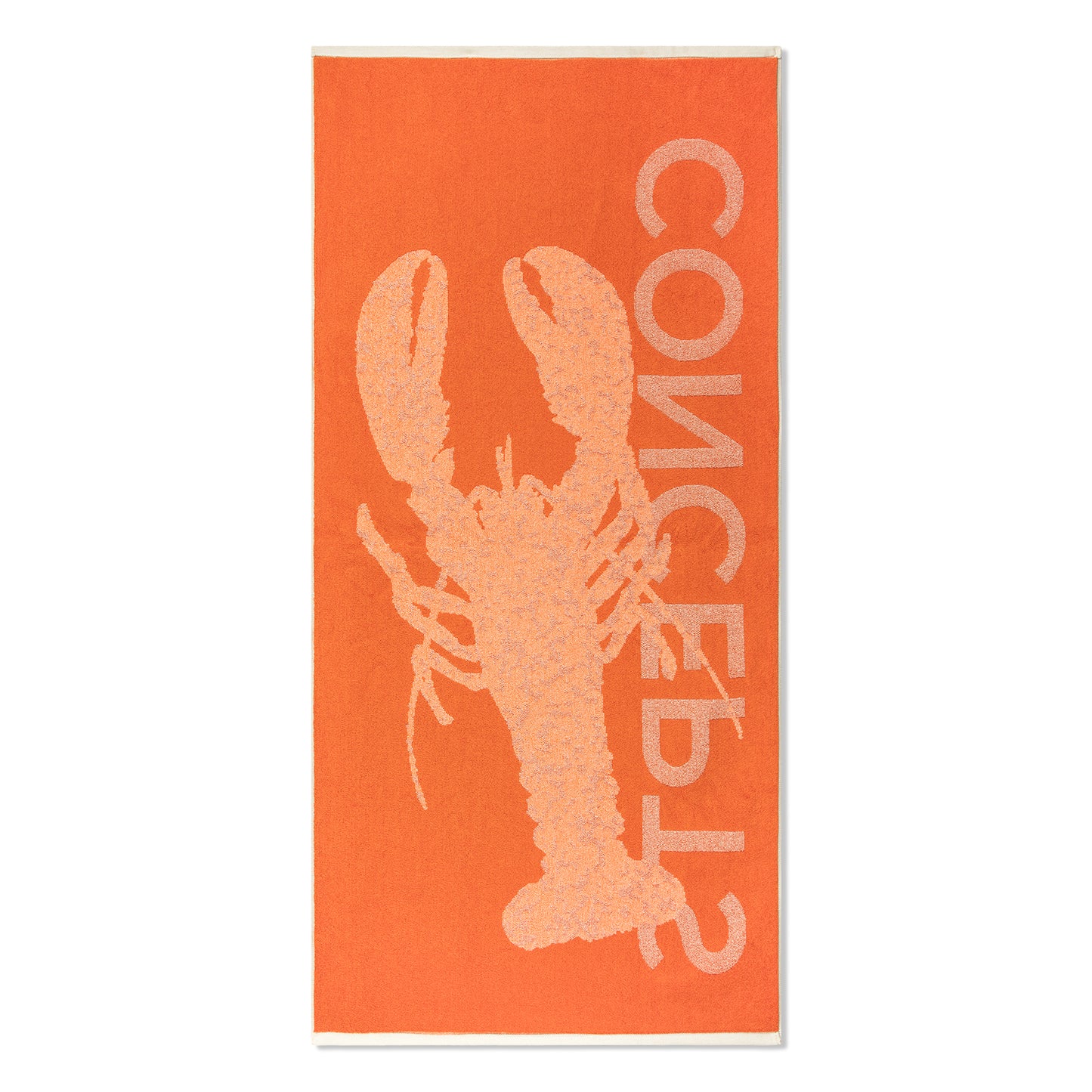 Concepts Lobster Beach Towel (White/Orange)