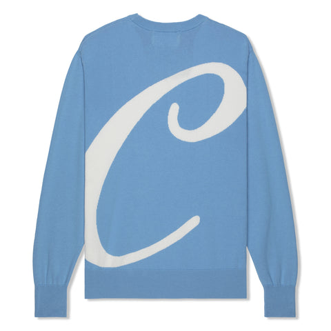Concepts Script Knit Sweater (Baby Blue)