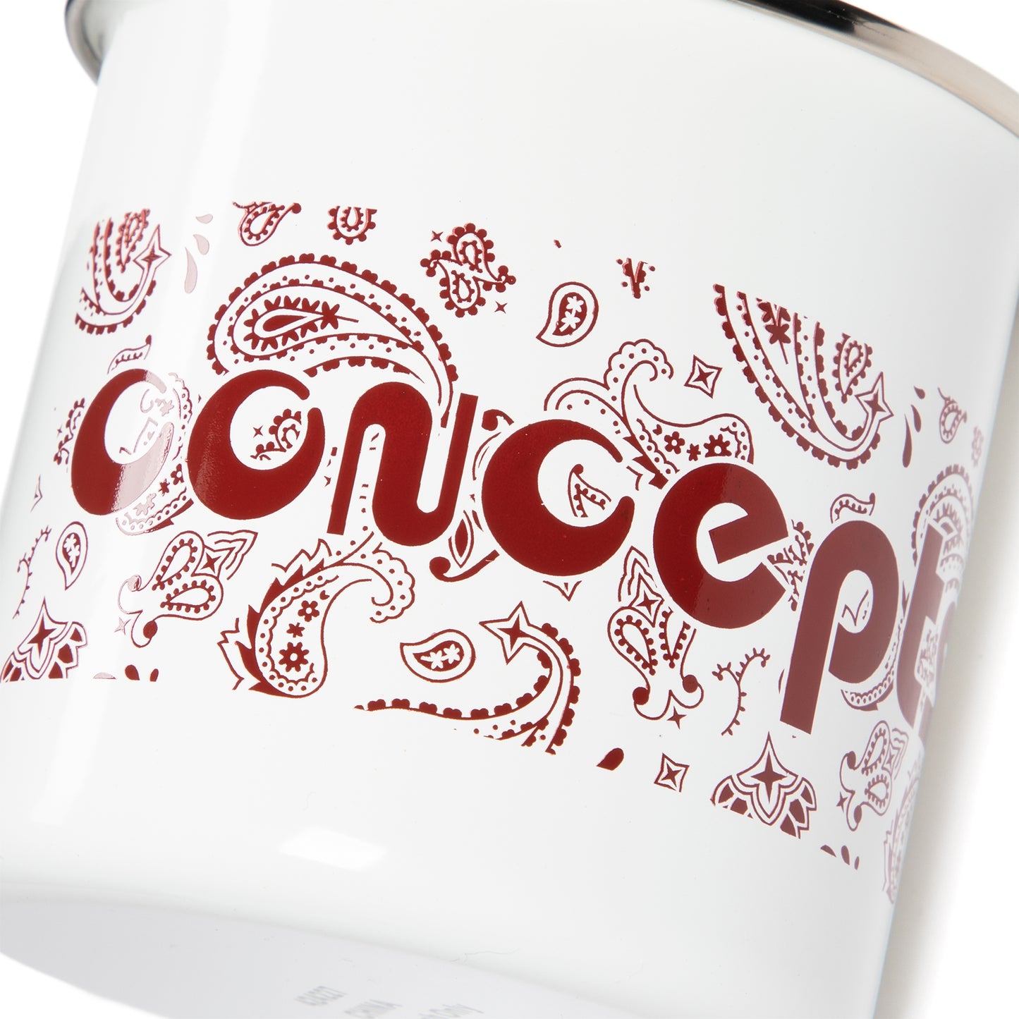 Concepts Bandana 16 oz Enamel Mug (White)