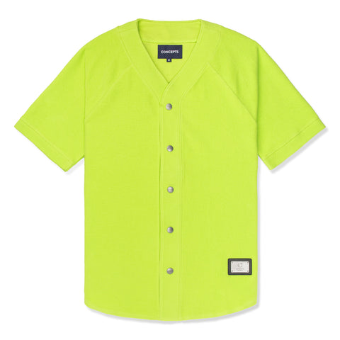 Concepts Home Plate Jersey (Neon Yellow)