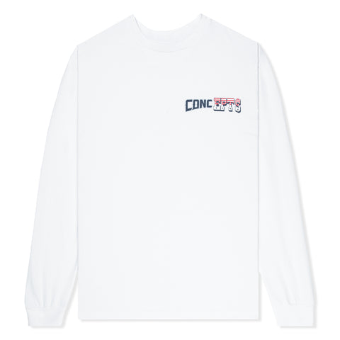 Concepts Home Town Rival Long Sleeve Tee (White)