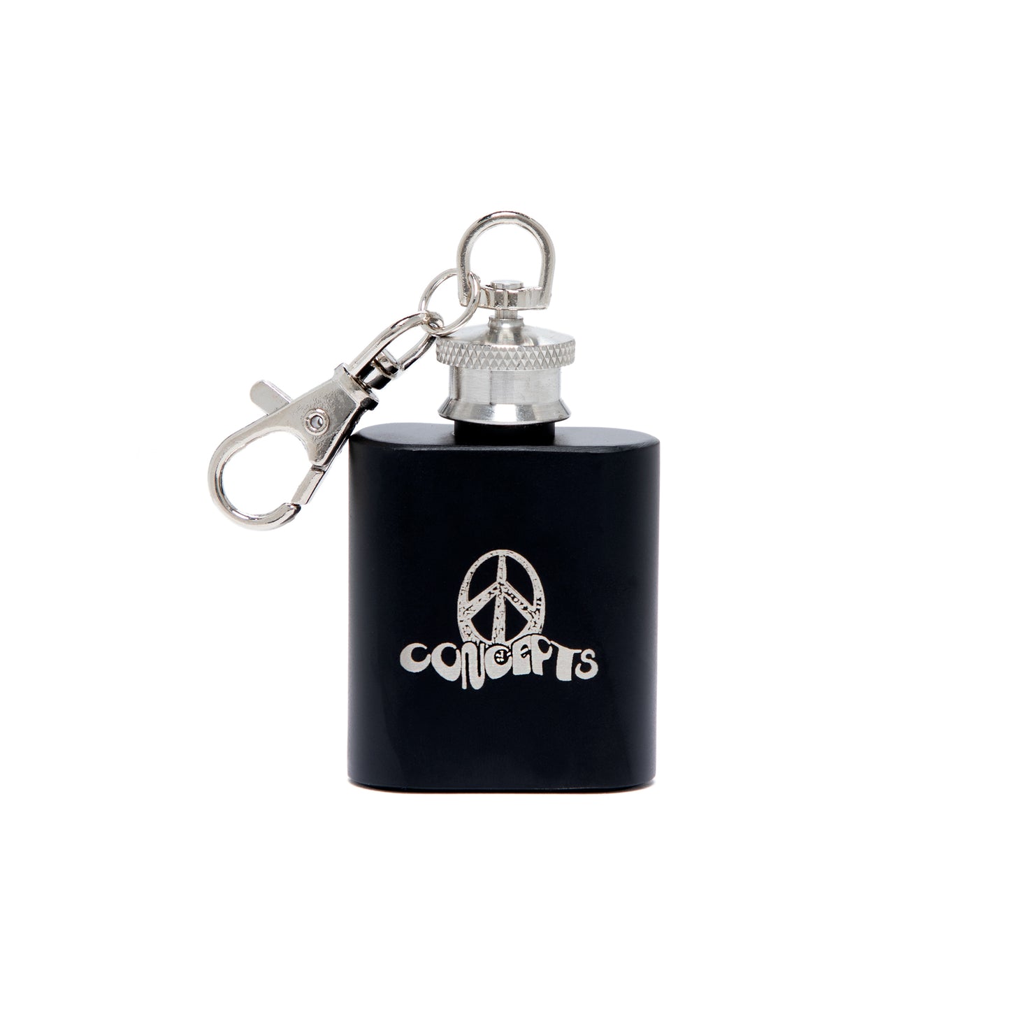 Concepts Mini Flask Key Chain (Black)