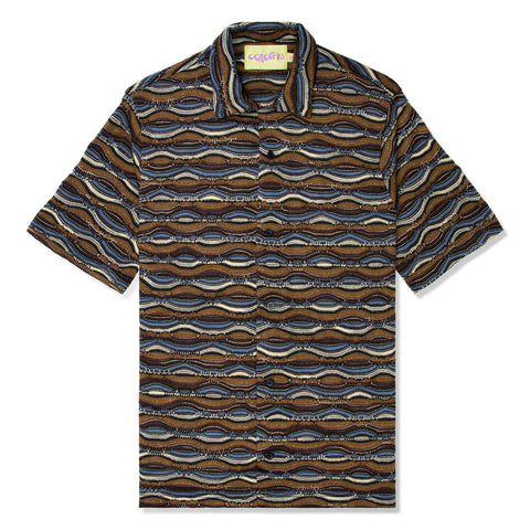 Concepts Oblique Camp Shirt (Brown)