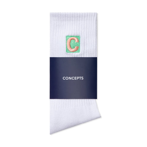 Concepts Random C Sock (White/Green)