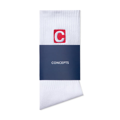 Concepts Random C Sock (White/Red)