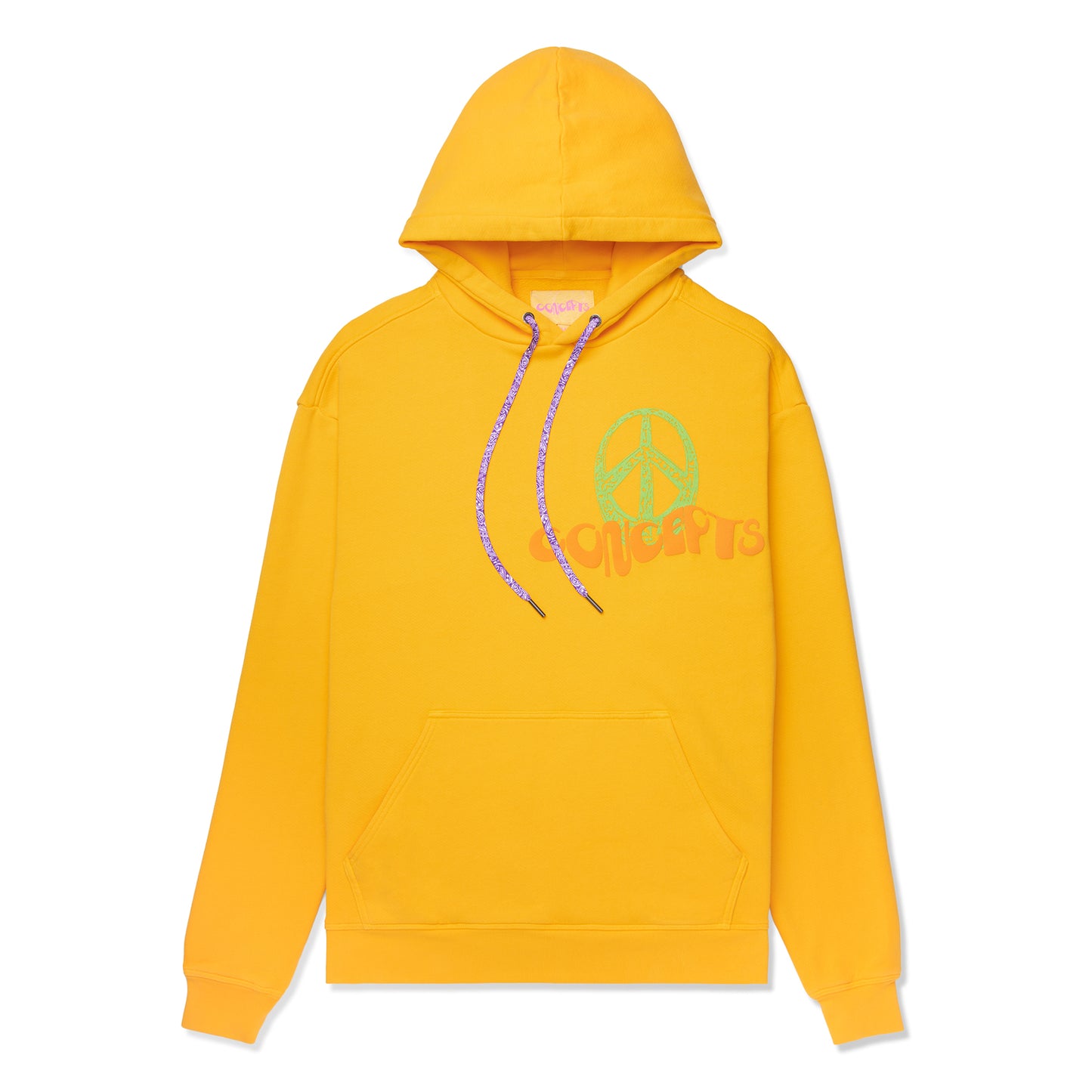 Concepts Warped Peace Hoodie (Sunshine Yellow)
