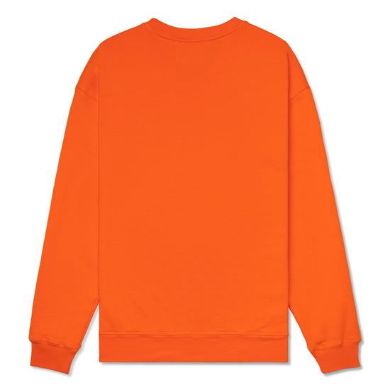 Concepts Leather Patch Crewneck (Orange)