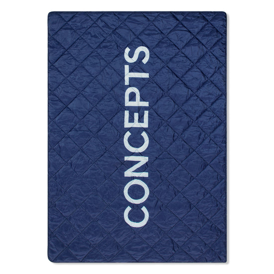 Concepts Almas Quilted Puffer Blanket (Navy/Red/White)