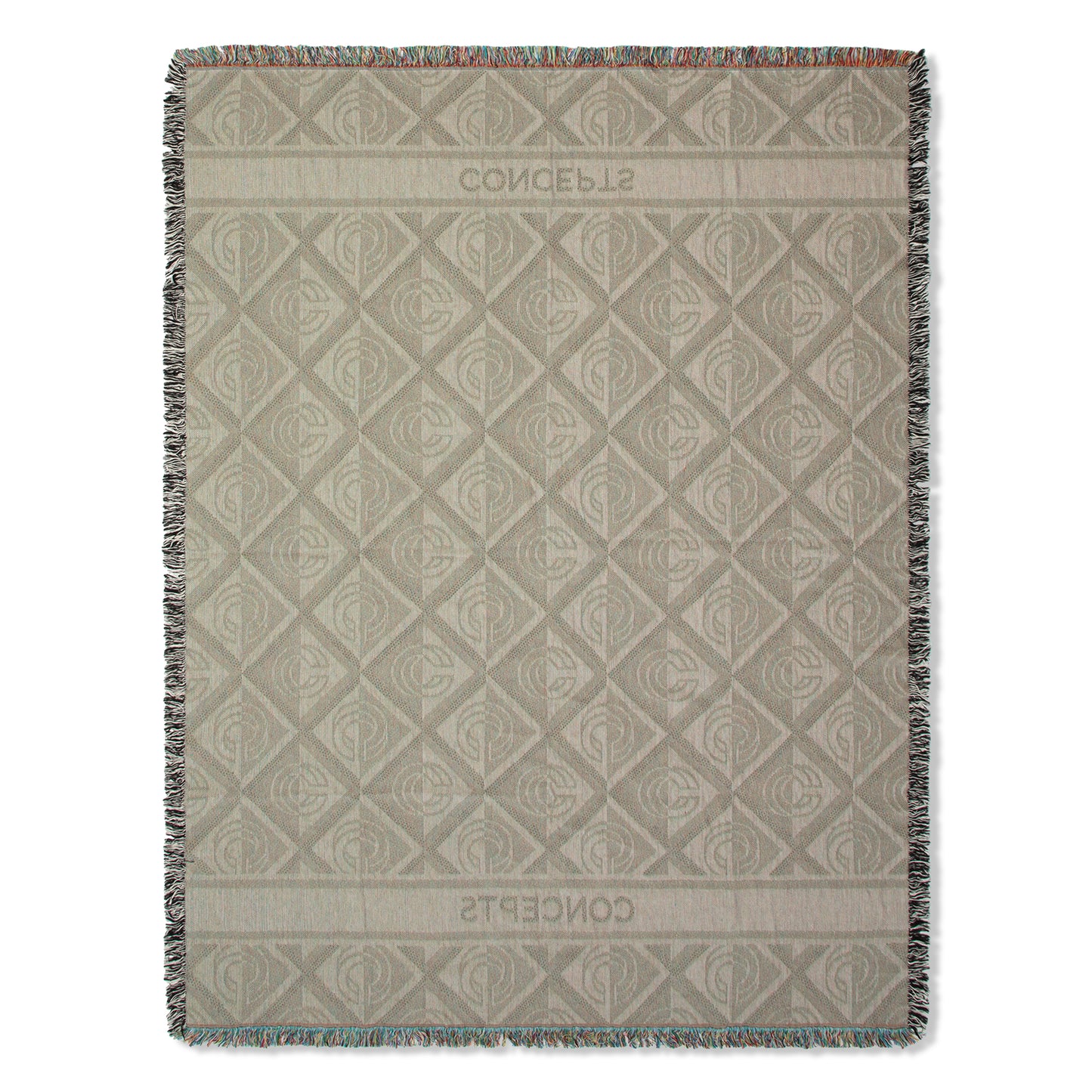 Concepts Almas Tapestry Blanket (Black/Grey)