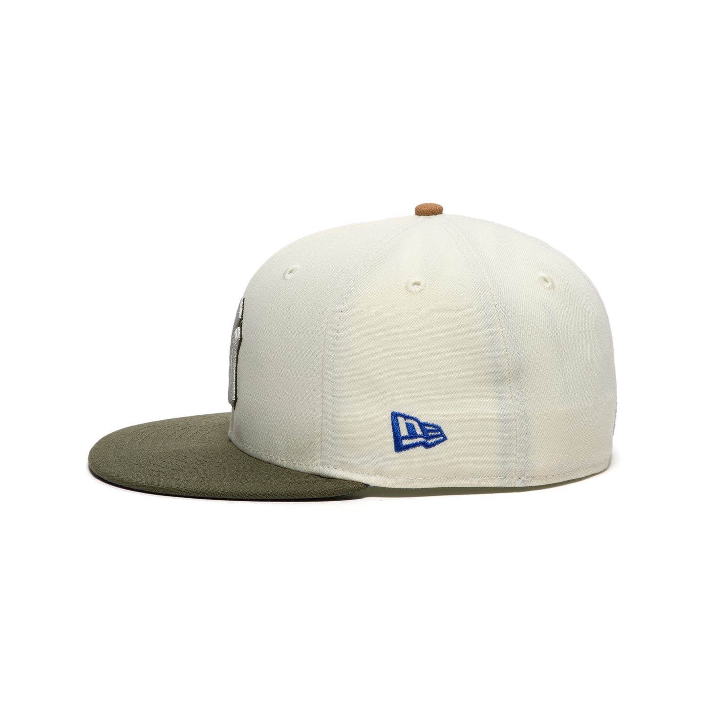 Concepts x New Era 5950 New York Yankees Fitted Hat (Chrome White)