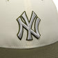 Concepts x New Era 5950 New York Yankees Fitted Hat (Chrome White)