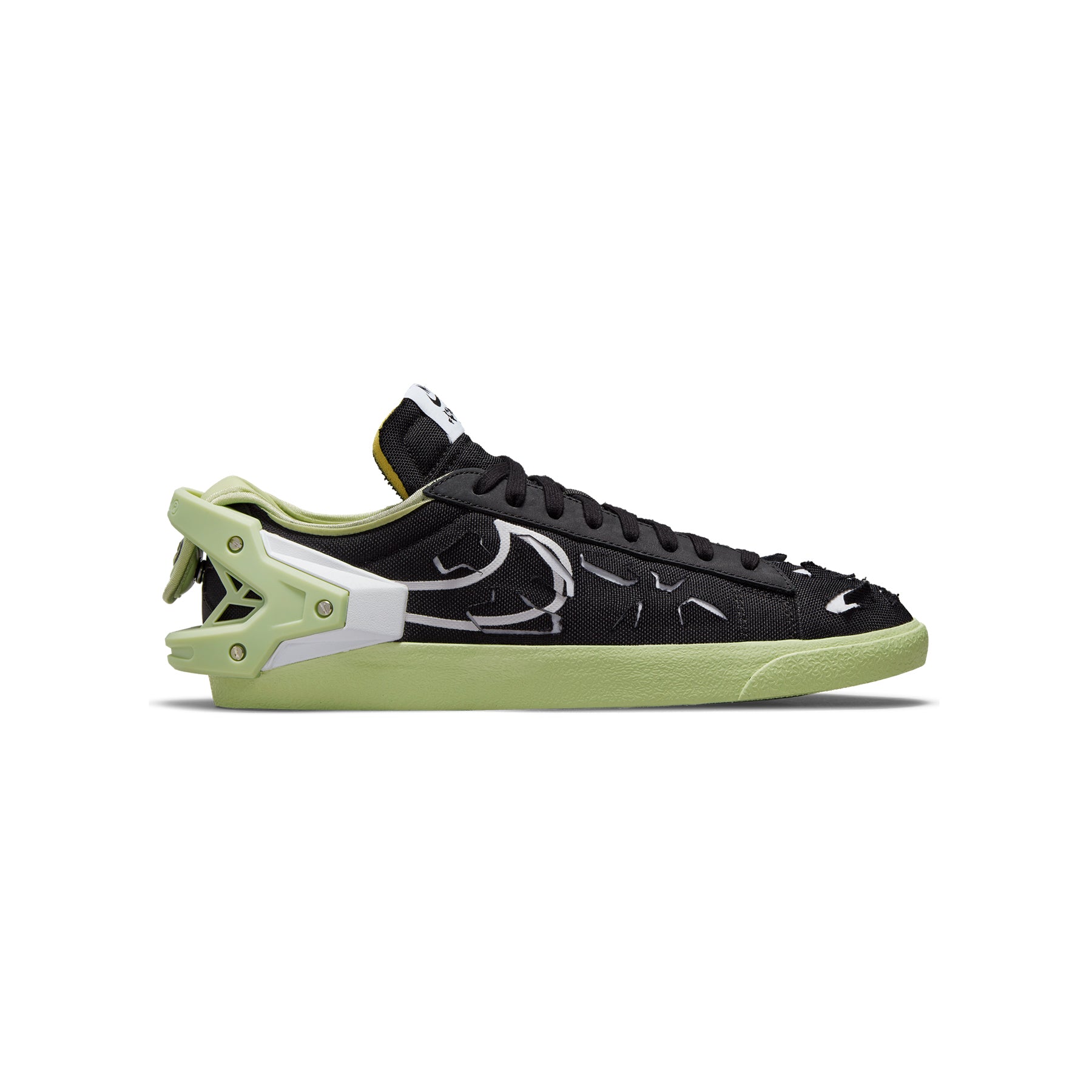 Nike Blazer Low x Acronym (Black/White/Olive Aura) – Concepts