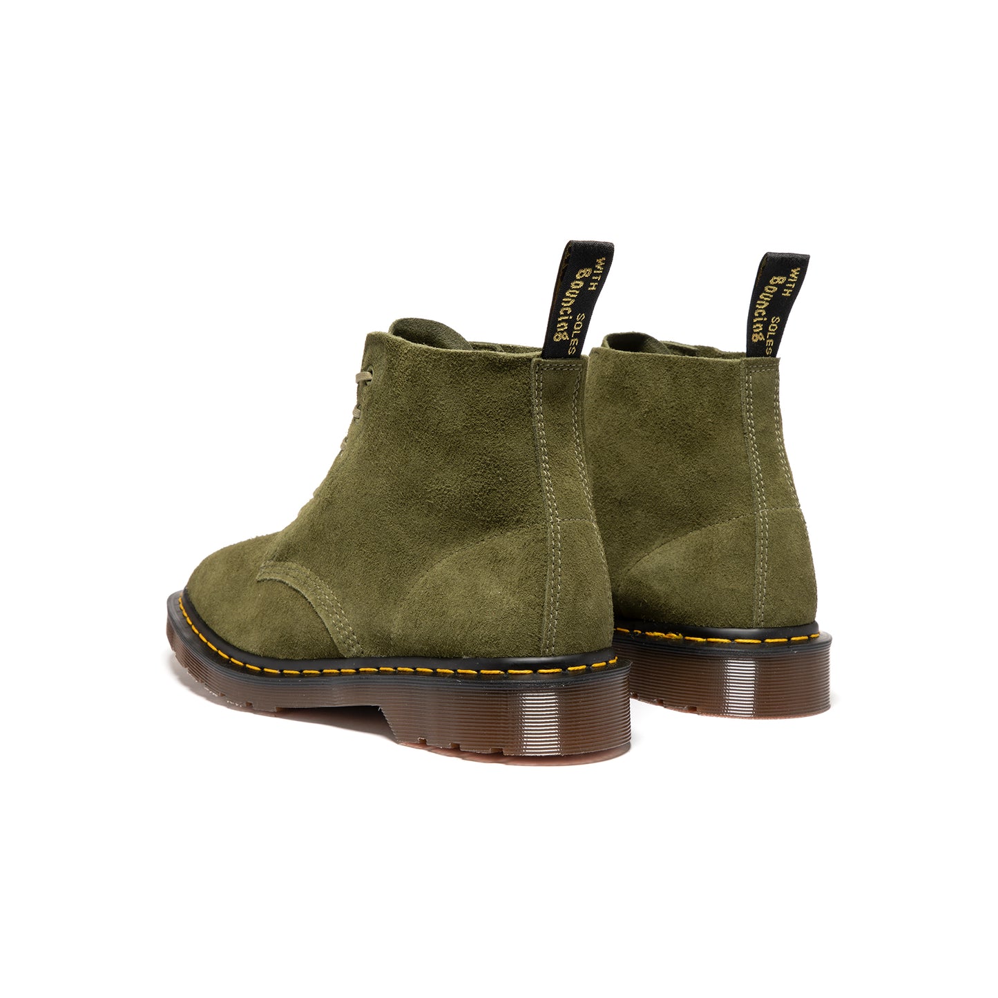 Dr. Martens 101 Suede Ankle Boot (Army Green/Desert Oasis/Suede)