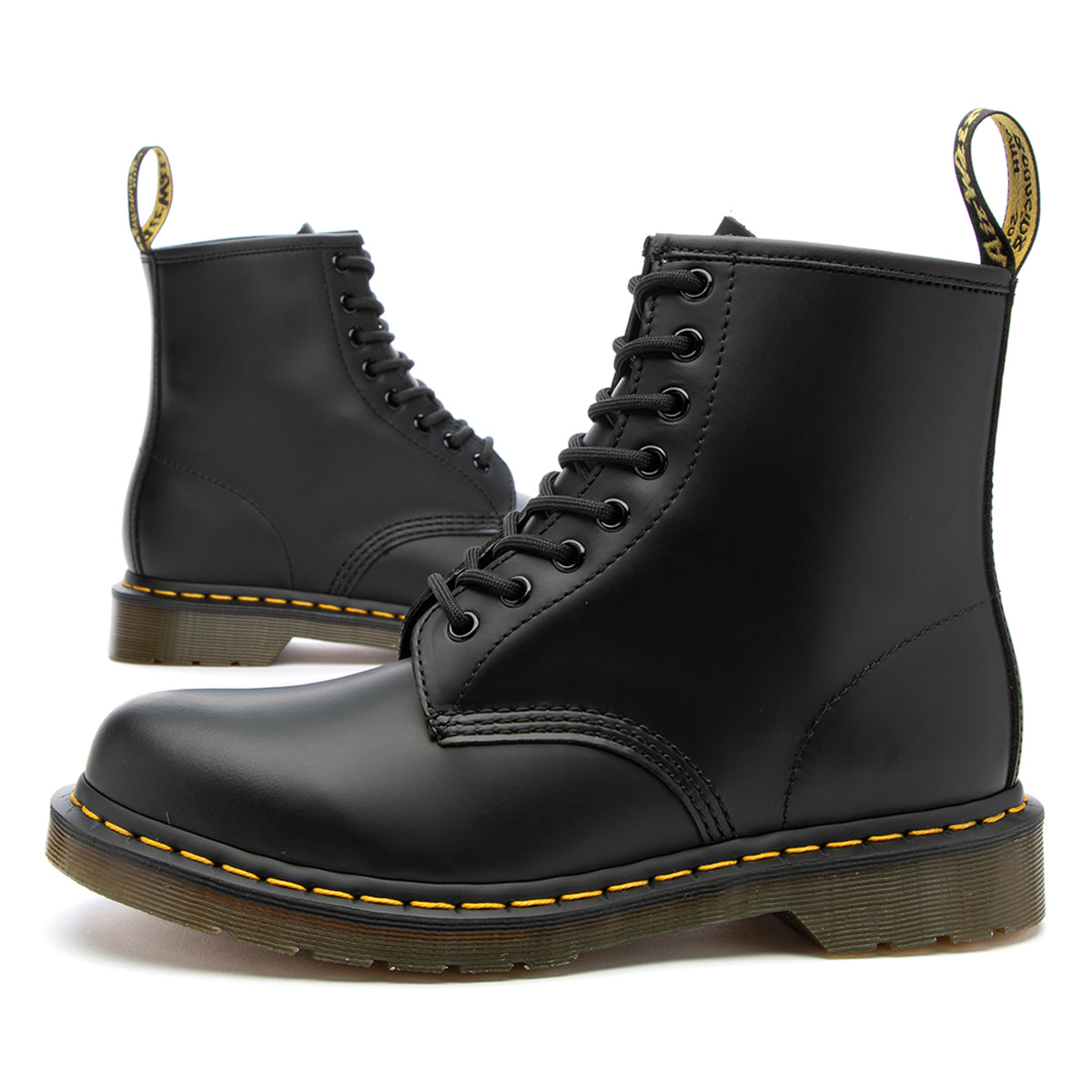 Dr. Martens Women's 8-Eye Smooth Combat Boot, Black, Size 10M