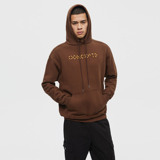 Concepts Jubilee Checkered Hoodie (Brown)