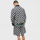 Concepts Polar Fleece Checkered Coaches Jacket (Checkerboard)