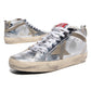 Golden Goose Mid Star (Silver/Taupe)