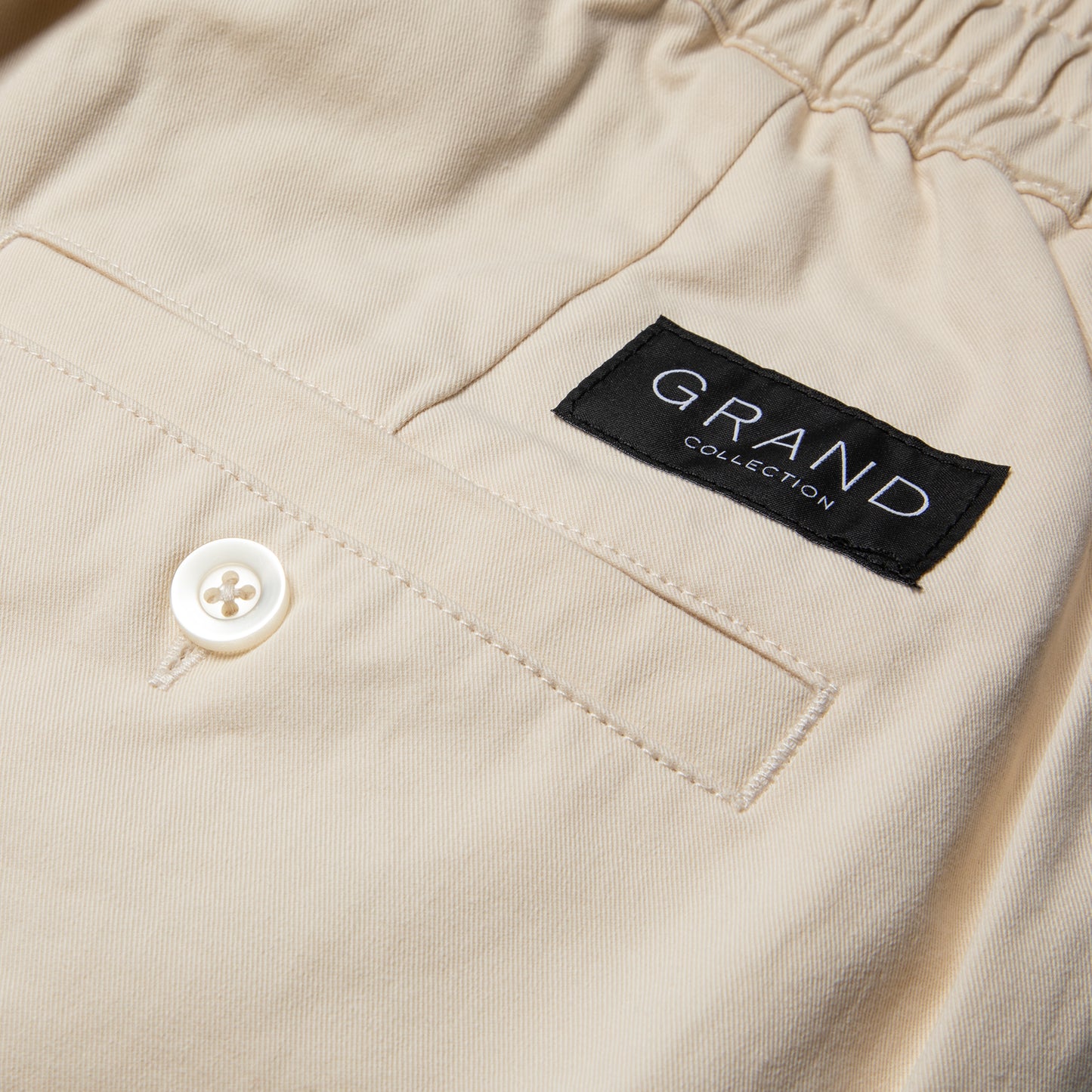 Grand Collection Cotton Pant (Cream)